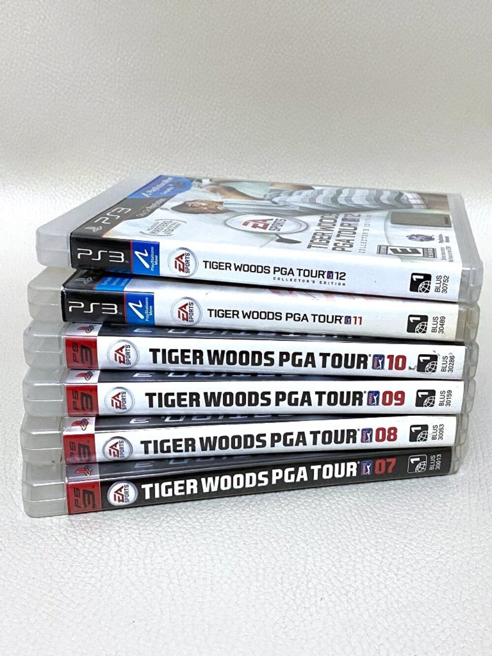 Lot Of 6 PS3 Tiger Woods PGA Tour 2007-2012 Golf Games Playstation 3